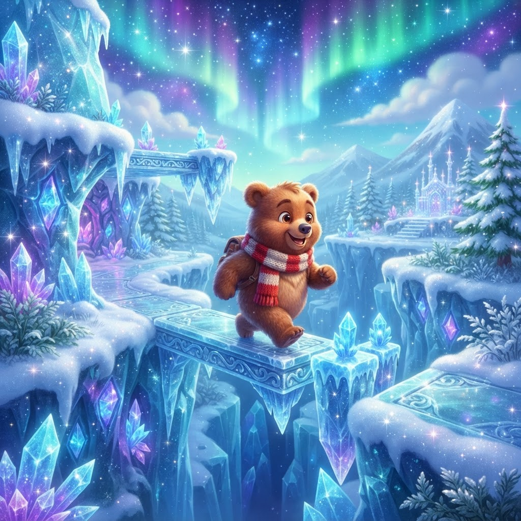 Frostpeak Summit level from Super Bear Adventure